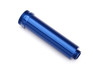 Body, GTR shock, 64mm, aluminum (blue-anodized) (front, no threads)
