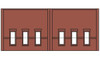 N DPM Street Level Wall Windows