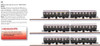M87060  2010 Qtr.2 Pairs of Cars (Z Scale) - Price is for 3 Representative Pair