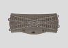 24624 3-Rail Double Slip Electric Turnout C-Track