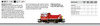 W441-36342  Class 335 Kof III Switcher - 3-Rail w/Digital -- German Federal Railroad DB (Era V, Chinese Red, black, white)