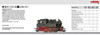 W441-37046  Class 80 0-6-0T - 3-Rail w/Sound & Digital -- German Federal Railroad DB (Era III 1958, black, red)