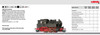 W441-37046  Class 80 0-6-0T - 3-Rail w/Sound & Digital -- German Federal Railroad DB (Era III 1958, black, red)