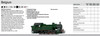 W441-37163  Class 98 0-10-0T - 3-Rail w/Sound & Digital -- Belgian State Railways SNCB #98.016 (Era III 1950s; green, black)