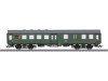 W441-41330  Type BD4yge 2nd Class Coach/Baggage Rebuild Car - 3-Rail - Ready to Run -- German Federal Railroad DB (Era III 1959, bottle green, gray)