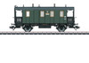 42061 Type PPostL Post and Baggage Car - 3-Rail - Ready to Run -- Royal Bavarian State Railroad K.Bay.Sts.B. 21004 (Era I 1912, green, black)