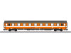 W441-42730  Eurofima Type Amoz 1st Class Compartment Car - 3-Rail - Ready to Run -- Austrian Federal Railroad OBB (Era IV 1979, orange, gray, white)