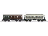 W441-43058  Branch Line 4th Class & Baggage 2-Car Set #1 - 3-Rail - Ready to Run -- Royal Prussian Railroad Administration KPEV (Era I 1916)