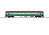 43165 Type Bylb 421 2nd Class Coach - 3-Rail - Ready to Run -- German Federal Railroad DB (Era IV 1984, ocean blue, ivory, gray)
