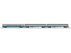 W441-43306  InterCity 690 Hohenstaufen Express 2nd Class 3-Car Set - 3-Rail - Ready to Run -- German Federal Railroad DB (Era IV 1983, Ocean Blue, ivory)