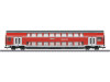 W441-43571  Regio DB Type DBza 751 2nd Class Bi-Level - 3-Rail - Ready to Run -- German Railroad DB AG (Era VI 2012, red, gray)
