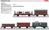 W441-46089  Era III 5-Freight Car Set - 3-Rail - Ready to Run -- German Federal