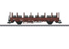 46938 Type Kbs 442 Stake Car with Railroad Wheel Load - 3-Rail - Ready to Run --