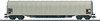 W441-47061  Type Rilns Sliding-Tarp Car - 3-Rail Ready to Run -- AAE Cargo (Era VI, gray)