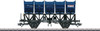 W441-48517  Type F-z 120 2-Axle Dump Car - 3-Rail Ready to Run -- 2017 Marklin Magazine Car (black, blue)