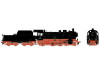 55385 Class 38.10-40 4-6-0 & Tub Style Tender w/Sound & DCC -- German Federal Railway (Era IV; black, red)