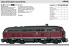 W441-55716  Class 218 Diesel w/Sound & Digital -- German Federal Railroad DB (Era IV, red, gray)