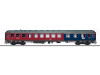 W441-58046  Type AR4um-54 Diner-Coach - Ready to Run -- German Federal Railroad DB #11 869 (Weathered, Era III, red, cobalt blue)