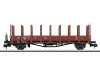 58815 Rmms 33 Ulm Low-Side Gondola w/Stakes - Ready to Run -- German Federal Railroad DB #433 148 (Era III, Boxcar Red)