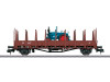 58846 Rmms 33 Ulm Low-Side Gondola w/Stake & Lanz Tractor Load - Ready to Run -- German State Railroad DR #1 (Era III, Boxcar Red)