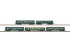 W441-87321  Bavarian 5-Car Passenger Set - Ready to Run -- Royal Bavarian State Railroad K.Bay.Sts.B (Era I, green)