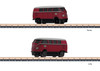 88025 Class KLV Volkswagen T1 Inspection Van - Standard DC -- German Federal Railroad DB (Era III, red, silver)