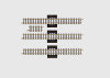 8993 Reverse Loop Kit -- 3 Pieces 4-1/8" 1 Piece 1"
