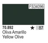 17ml Bottle Yellow Olive Model Color
