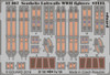 1/32 Aircraft- Seatbelts Luftwaffe Steel Fighter WWII (Painted)