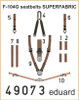 1/48 Aircraft- Seatbelts Super Fabric-Type F104G for EDU & HSG (Painted)