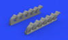 1/32 Aircraft- Spitfire Mk IX Wheels Exhaust Stake Fishtail for RVL (Resin)