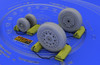 1/48 Aircraft- F4J/N Wheels for HSG (Photo-Etch & Resin) (D)