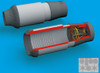 1/48 Aircraft- F14A Exhaust Nozzles for TAM (Photo-Etch & Resin)