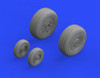 1/48 Aircraft- F4J Wheels for Zoukei (Resin & Mask)