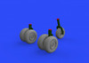 1/48 Aircraft- He219 Wheels for TAM (Resin)