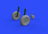 1/48 Aircraft- Typhoon Mk Ib Wheels Early for EDU & HSG (Resin)