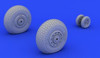 1/72 Aircraft- Shackleton AEW2 Wheels for RVL (Photo-Etch & Resin)