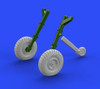 1/72 Aircraft- Spitfire Mk IX Wheels 4-Spoke w/Pattern Tire for EDU (Decals & Re