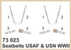1/72 Aircraft- Seatbelts Fabric-Type USAAF & USN WWII (Painted)