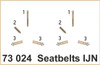 1/72 Aircraft- Seatbelts Fabric-Type IJN (Painted)