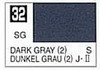 Solvent-Based Acrylic Semi-Gloss Gray 2 10ml Bottle