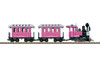 Pink Passenger Train Starter Set, 120V