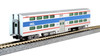 N Bi-Level Coach Chicago Metra #7836 w/Interior Lighting