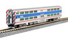 N Bi-Level Coach Chicago Metra #6196 w/Interior Lighting