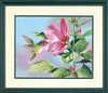 Hibiscus & Hummingbird Paint by Number (14"x11")