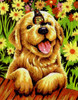 Puppy Gardener Paint by Number (9"x12")