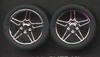 PGH-1222  1/24-1/25 Elite Chrome Rims w/Tires (4)