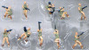 PGH-855  1/144 Modern American Infantry Desert (10) (Painted)