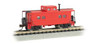BAC16856  N Northeast Steel Caboose, Unlettered/Red