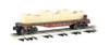 BAC47554  O-27 Williams 40' Flat w/Crate Load, SBD